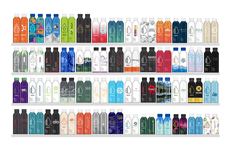 Collage of all Path bottles