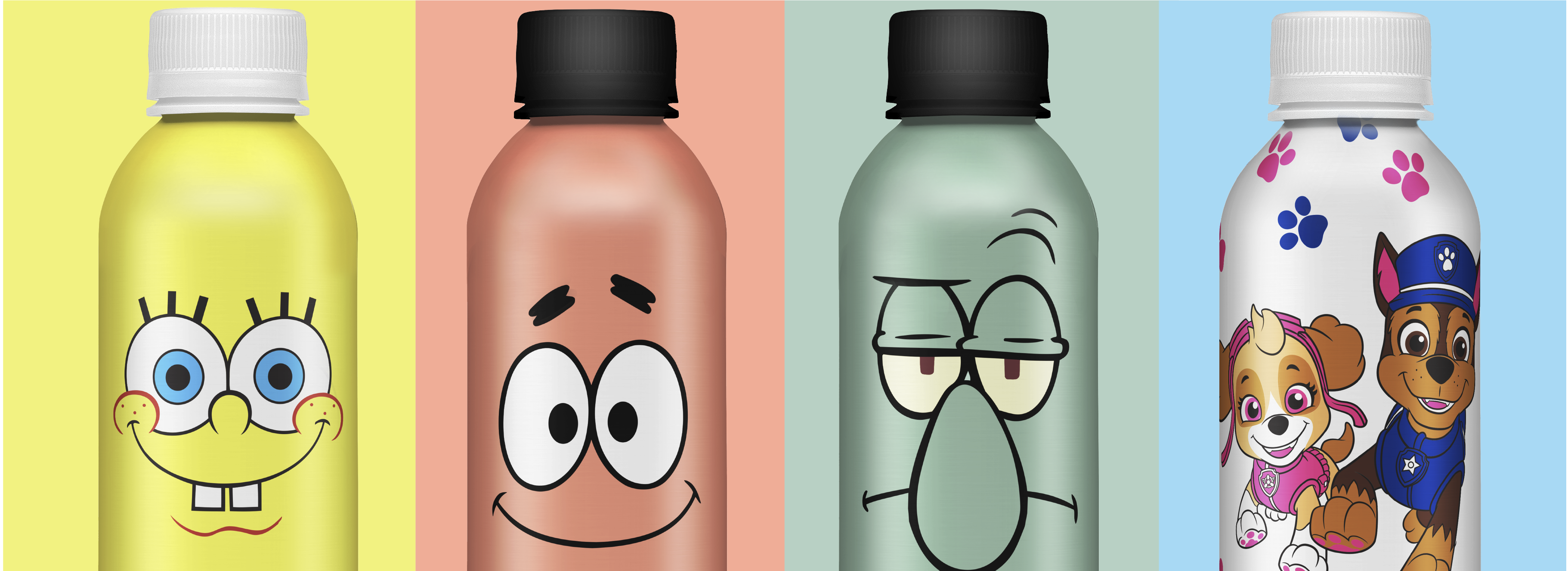 PATH x Nickelodeon Launch SpongeBob & PAW Patrol Bottles – PATH Water