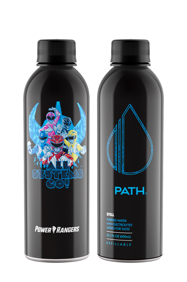 Power Rangers 16.9 oz Collaboration Bottles | PATH Water