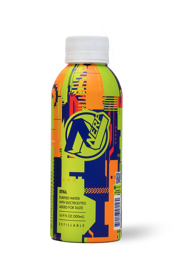 NERF Refillable Aluminum Bottled Water - PATH Water