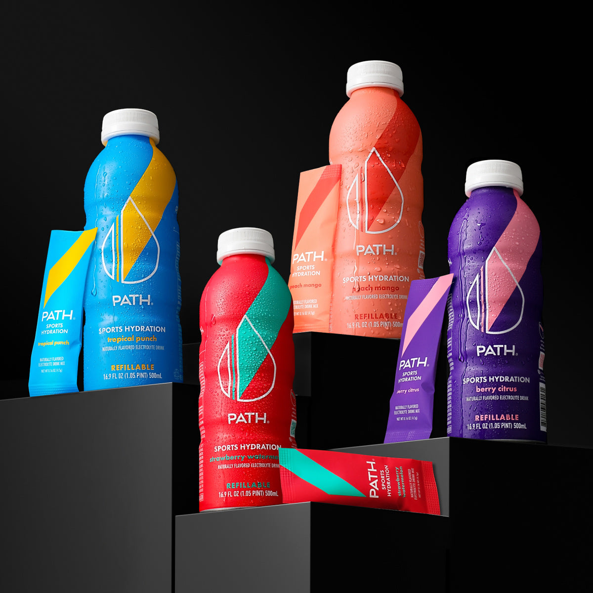 sports hydration refill packets